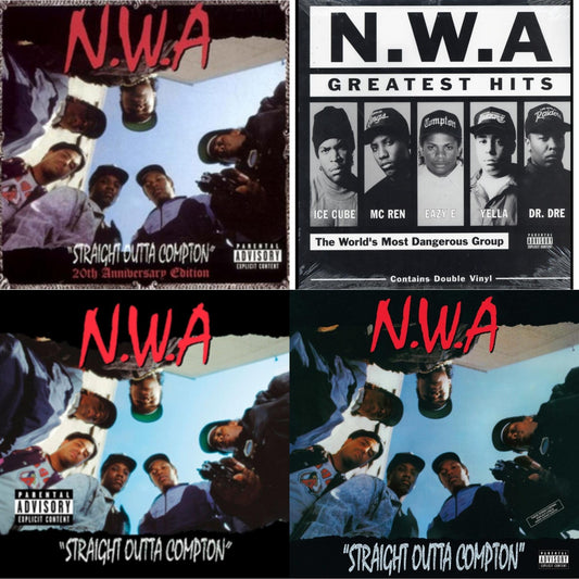 N.W.A. - Straight Outta (20Th Anniversary Edition) & N.W.A. Greatest Hits & Straight Outta Compton & Straight Outta Compton (Red LP Vinyl)