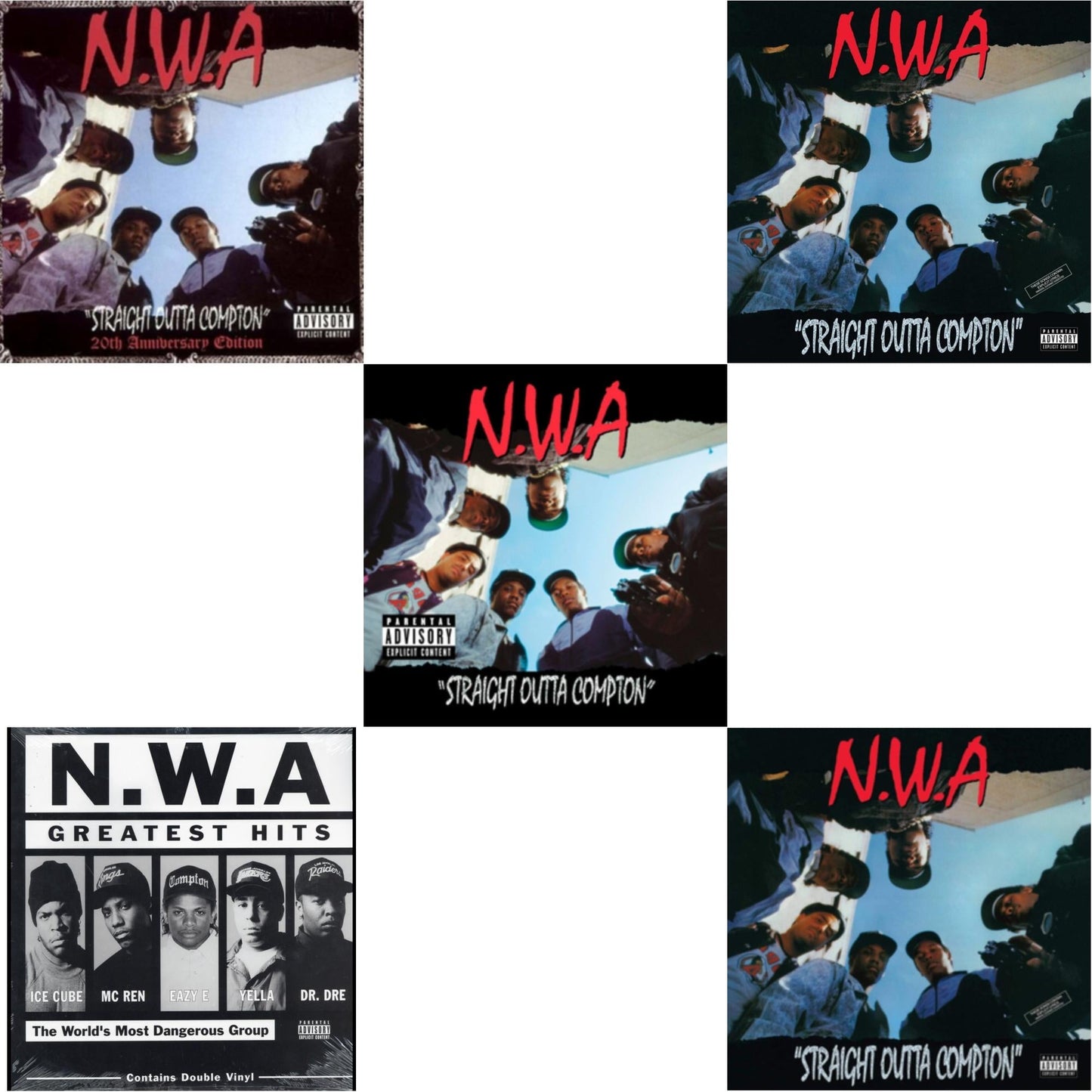 N.W.A. - Straight Outta (20Th Anniversary Edition) & N.W.A. Greatest Hits & Straight Outta Compton & Straight Outta Compton (Red LP Vinyl) & Straight Outta Compton