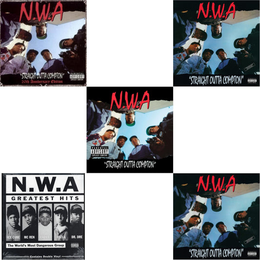 N.W.A. - Straight Outta (20Th Anniversary Edition) & N.W.A. Greatest Hits & Straight Outta Compton & Straight Outta Compton (Red LP Vinyl) & Straight Outta Compton