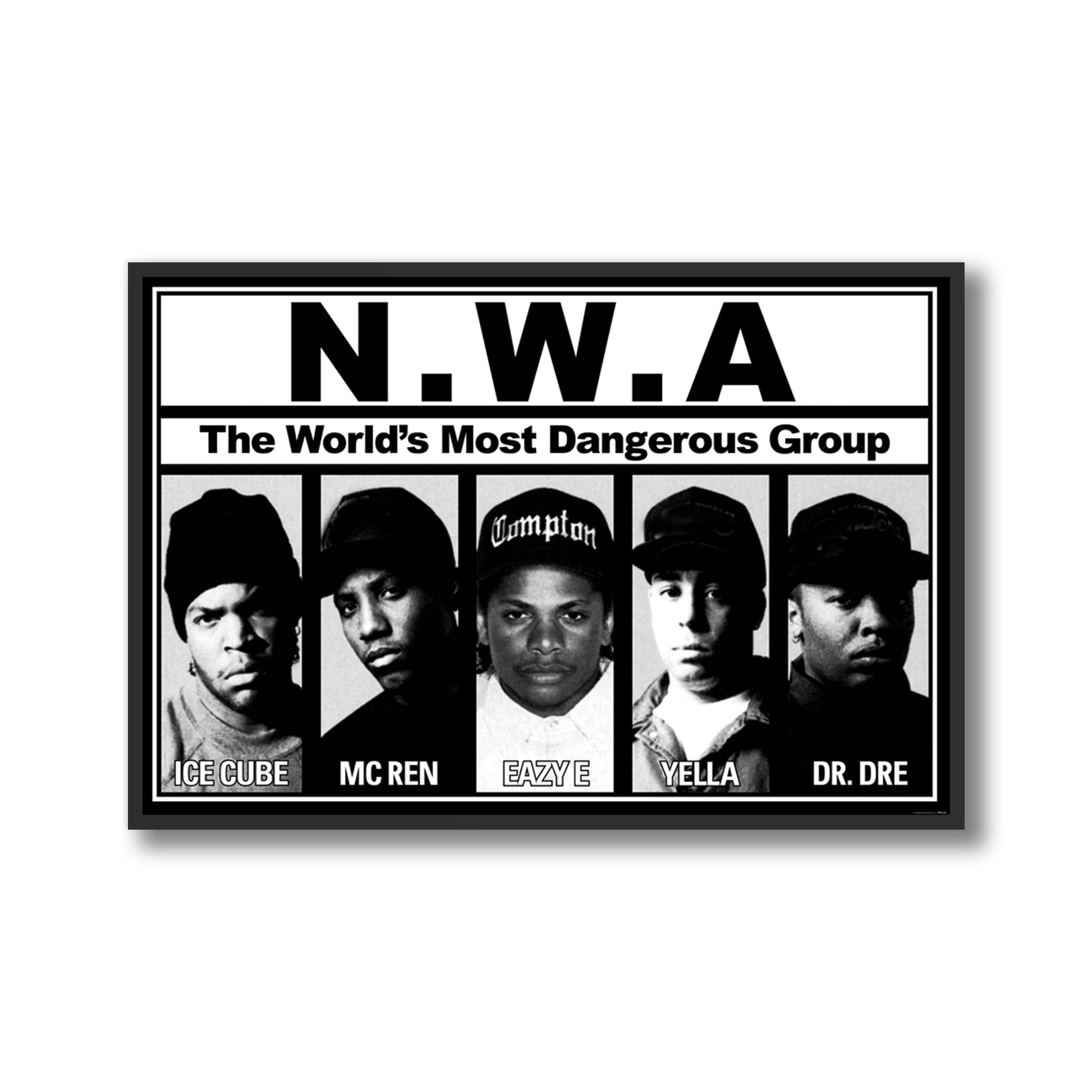 N.W.A The World's Most Dangerous Group Framed Poster