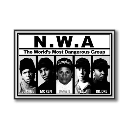 N.W.A The World's Most Dangerous Group Framed Poster