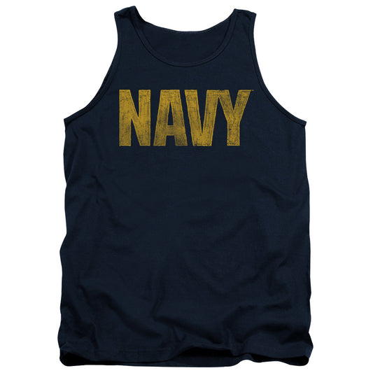 Navy Logo Mens Tank Top Shirt Navy