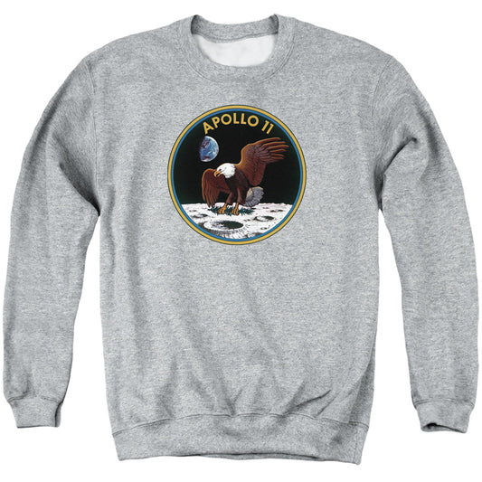 Nasa Apollo 11 Mens Crewneck Sweatshirt Athletic Heather