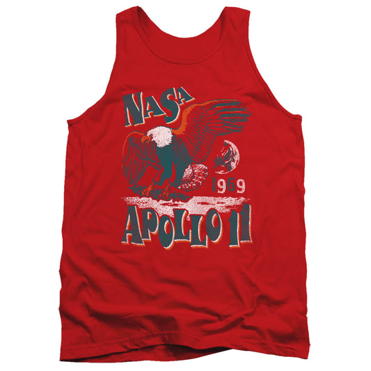 Nasa Apollo 11 Mens Tank Top Shirt Red