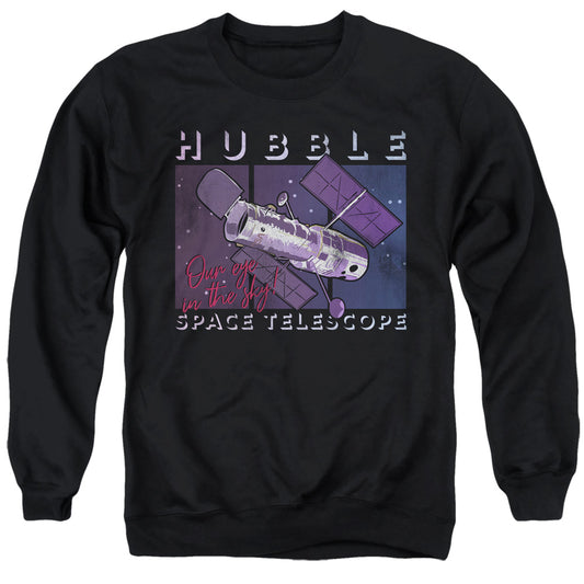 Nasa Eye In The Sky Mens Crewneck Sweatshirt Black Officially Licensed