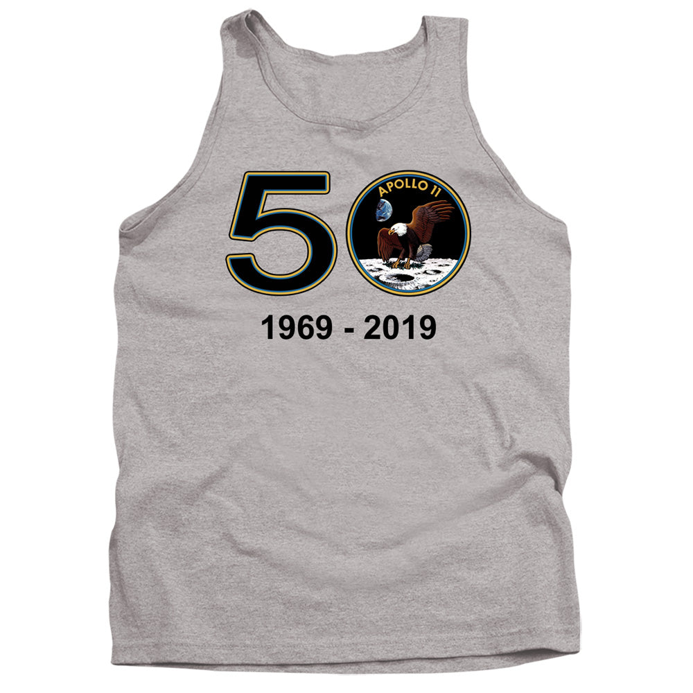 Nasa Apollo 11 50Th Mens Tank Top Shirt Athletic Heather