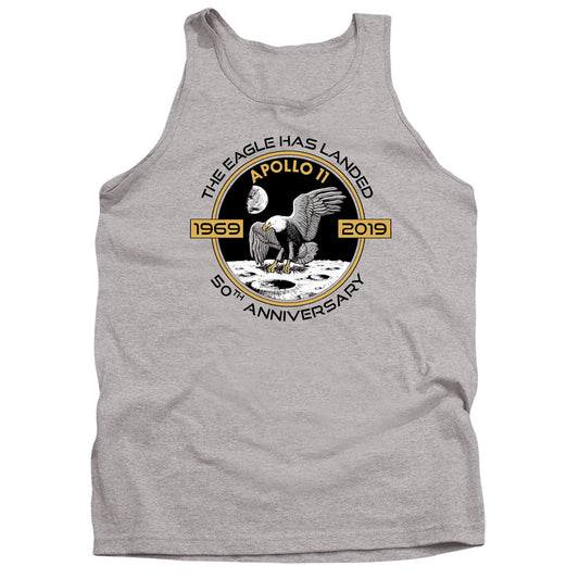 Nasa Apollo Circle 50Th Mens Tank Top Shirt Athletic Heather