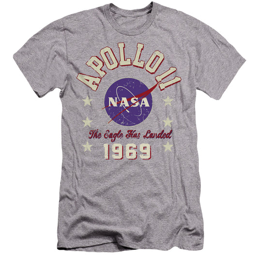 Nasa 1969 1 Hbo Premium Bella Canvas Slim Fit Mens T Shirt Athletic Heather