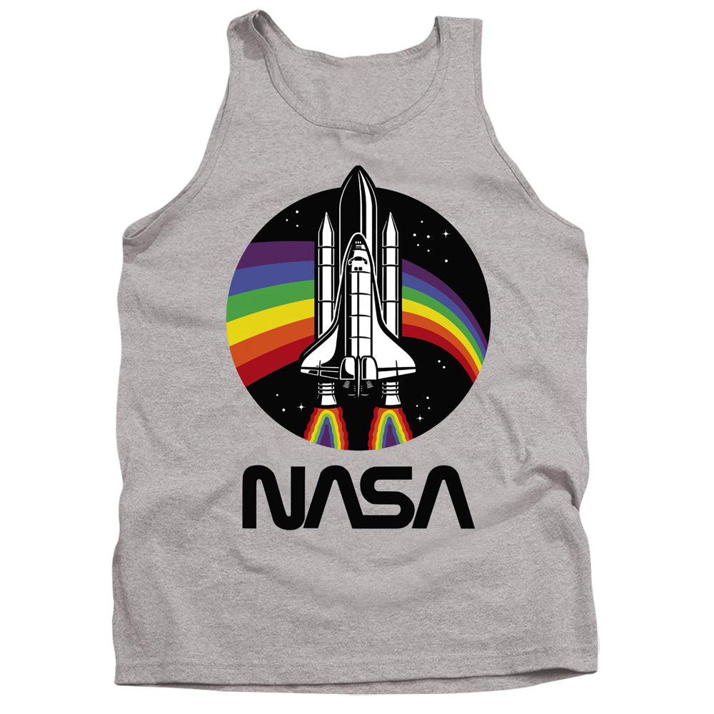 Nasa Rainbow 2 Mens Tank Top Shirt Athletic Heather