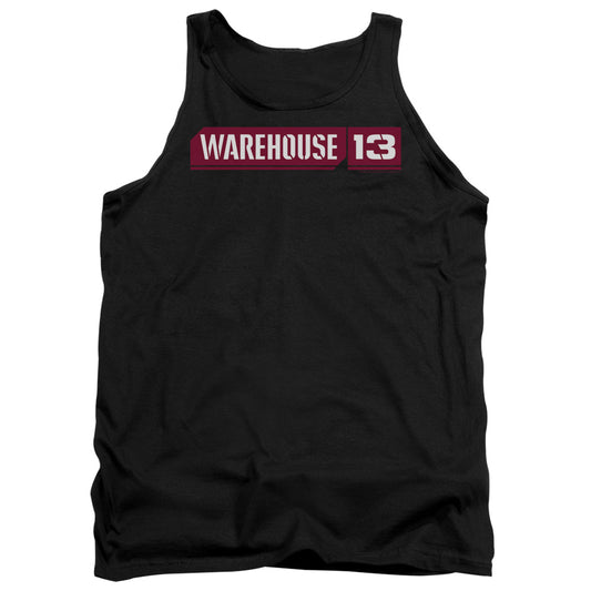 Warehouse 13 Logo Mens Tank Top Shirt Black