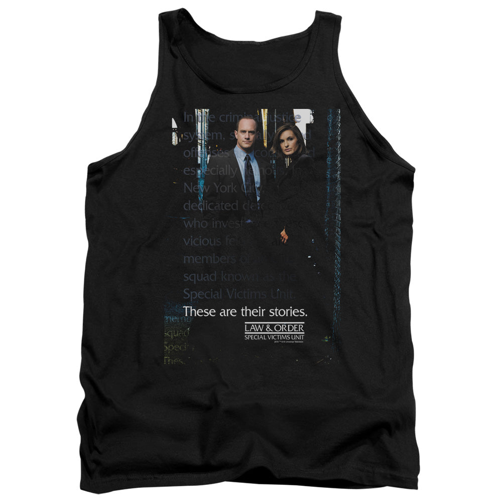 Law And Order Svu Svu Mens Tank Top Shirt Black