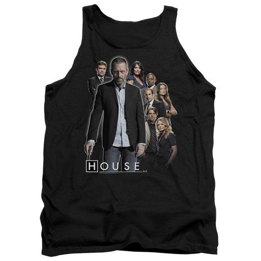 House Crew Mens Tank Top Shirt Black