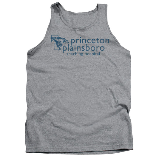 House Princeton Plainsboro Mens Tank Top Shirt Athletic Heather