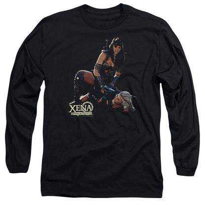 Xena In Control Mens Long Sleeve Shirt Black