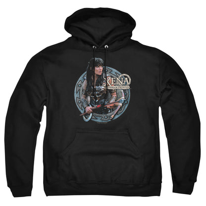 Xena The Warrior Mens Hoodie Black