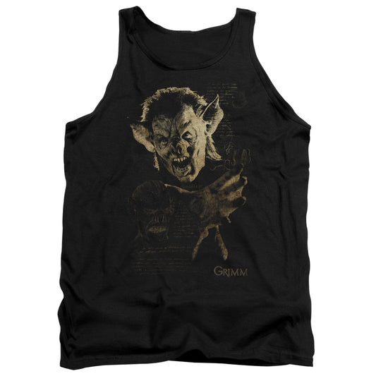 Grimm Murcielago Mens Tank Top Shirt Black Black Officially Licensed