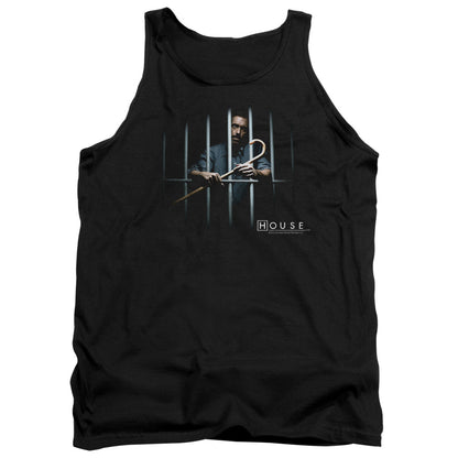 House Behind Bars Mens Tank Top Shirt Black