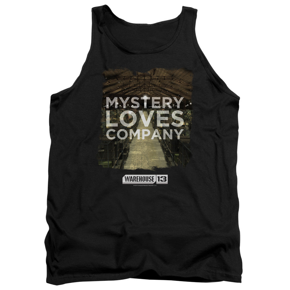 Warehouse 13 Mystery Loves Mens Tank Top Shirt Black