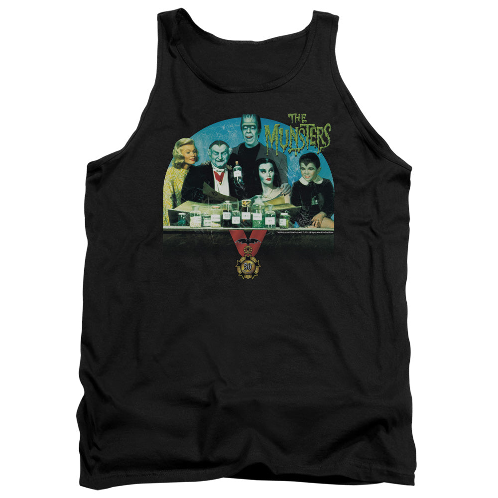 The Munsters 50 Year Potion Mens Tank Top Shirt Black