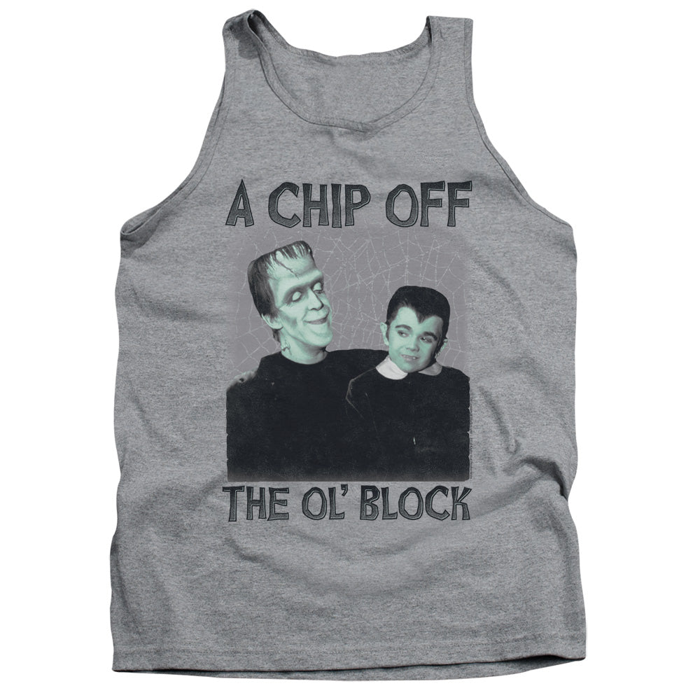 The Munsters Chip Mens Tank Top Shirt Athletic Heather