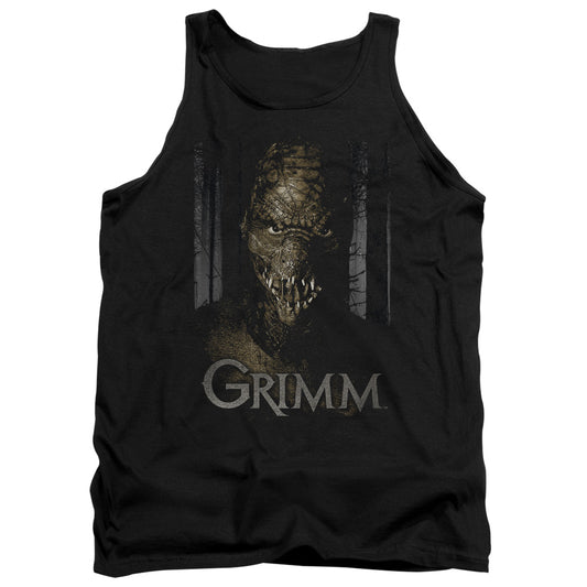 Grimm Chompers Mens Tank Top Shirt Black Black Officially Licensed