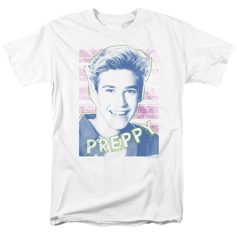 Saved By The Bell Preppy Mens T Shirt White Officially Licensed