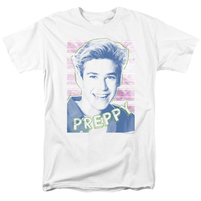 Saved By The Bell Preppy Mens T Shirt White Officially Licensed