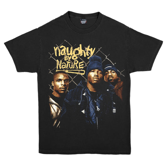 Naughty By Nature Chainlink Mens T Shirt Black Officially Licensed