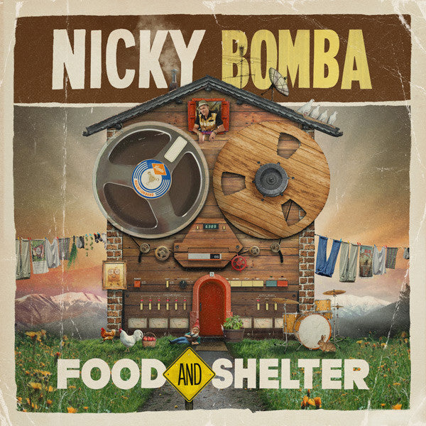 Nicky Bomba - Food & Shelter (Aus) [LP] Vinyl Record Album Cover