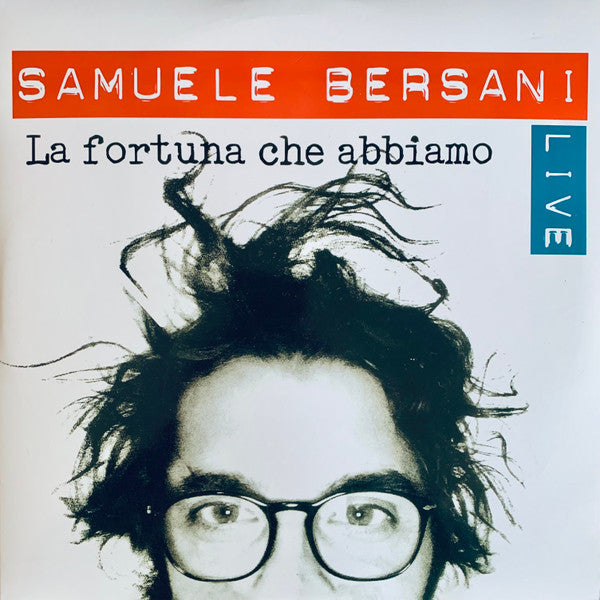 Samuele Bersani - La Fortuna Che Abbiamo Live [Colored Vinyl] [Limited Edition] [180 Gram] Vinyl Record Album Cover