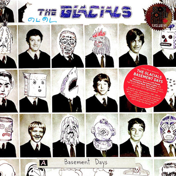 Glacials - Basement Days (Blue) [Colored Vinyl] [Limited Edition] (Can) Vinyl Record Album Cover