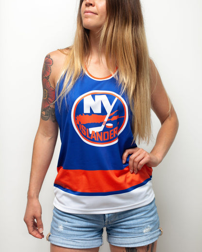 New York Islanders Women's Racerback Hockey Tank