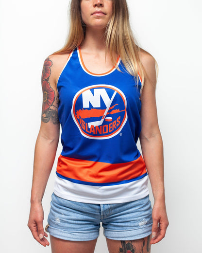 New York Islanders Women's Racerback Hockey Tank