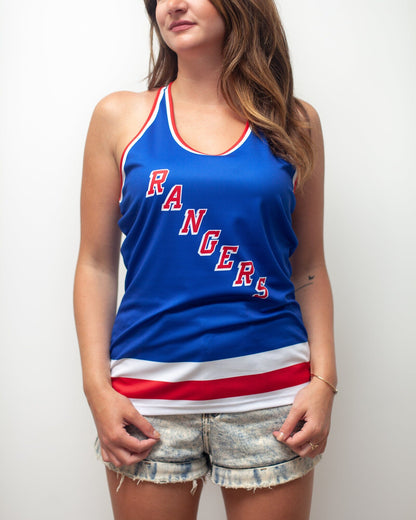 New York Rangers Women's Racerback Hockey Tank