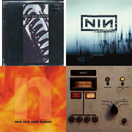 Nine Inch Nails - Pretty Hate Machine: 2010 Remaster & With Teeth (2LP) & Broken (180G/LP/7Inch) & Add Violence Ep