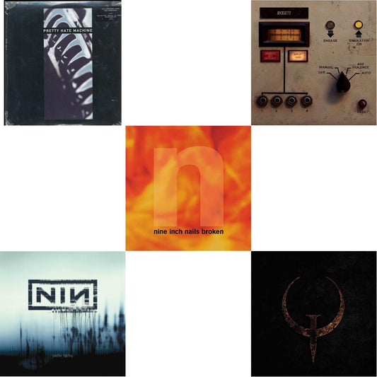 Nine Inch Nails - Pretty Hate Machine: 2010 Remaster & With Teeth (2LP) & Broken (180G/LP/7Inch) & Add Violence Ep & Quake (2LP)