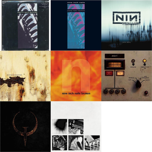 Nine Inch Nails - Pretty Hate Machine: 2010 Remaster & Pretty Hate Machine & With Teeth (2LP) & Downward Spiral (2LP/180G/2016 Remaster) & Broken (180G/LP/7Inch) & Add Violence Ep & Quake (2LP) & Bad Witch (LP)