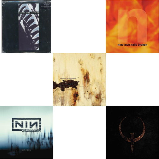 Nine Inch Nails - Pretty Hate Machine: 2010 Remaster & With Teeth (2LP) & Downward Spiral (2LP/180G/2016 Remaster) & Broken (180G/LP/7Inch) & Quake (2LP)