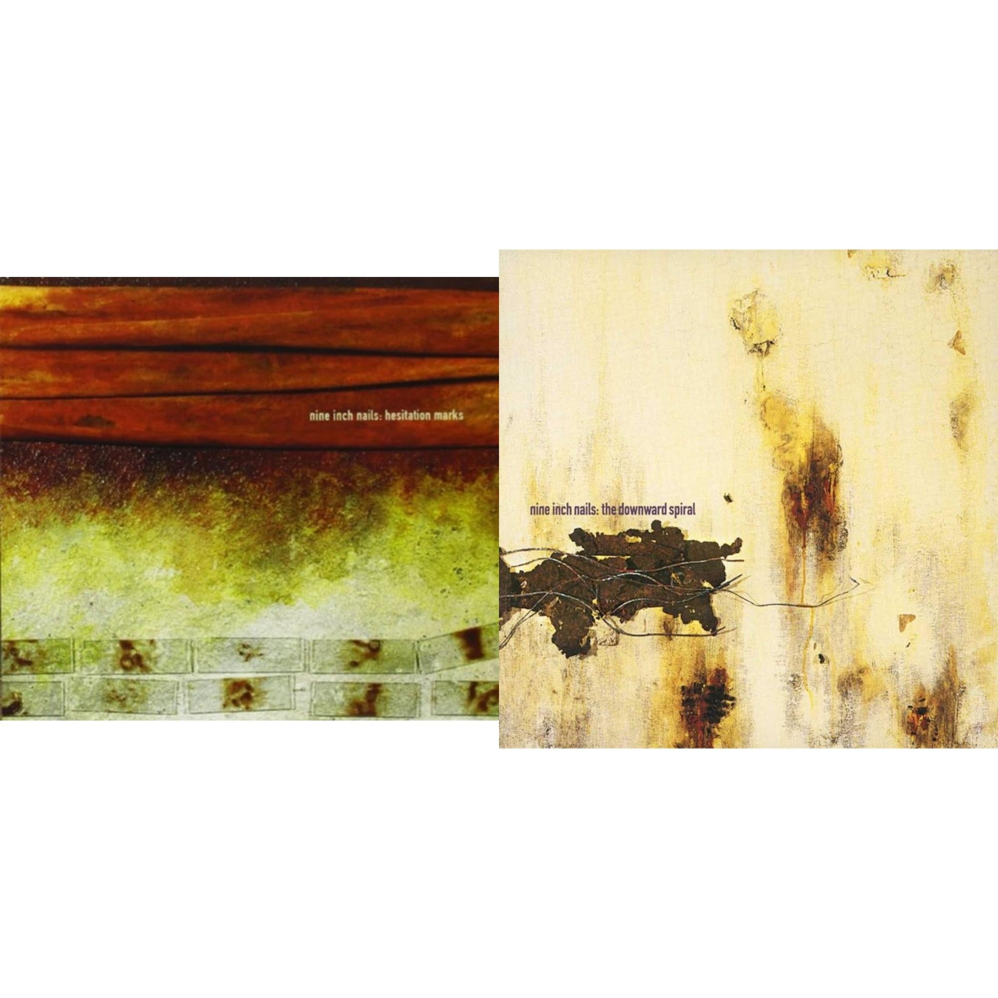 Nine Inch Nails - Downward Spiral & Hesitation Marks - CD Bundle