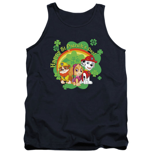 Paw Patrol St. Patrick'S Day Team Mens Tank Top Shirt Navy Officially Licensed