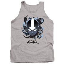 Load image into Gallery viewer, Avatar The Last Airbender Airbender Blue And Black Kanji Mens Tank Top Shirt Athletic Heather