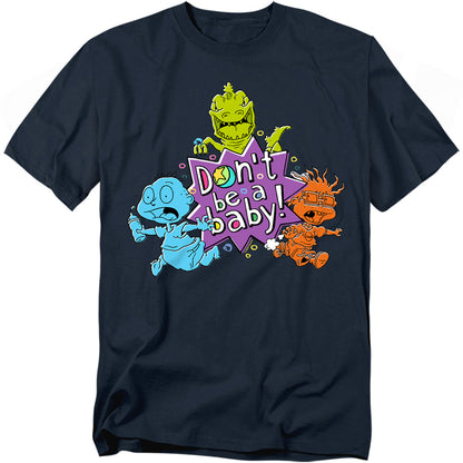 Rugrats Babies Run For The Hills Mens T Shirt Navy