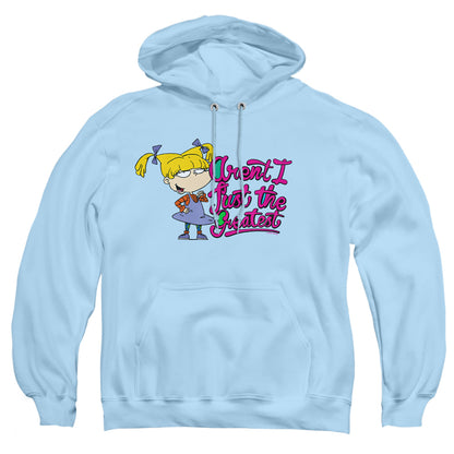 Rugrats Angelica Aren’T I Just The Greatest Mens Hoodie Light Blue