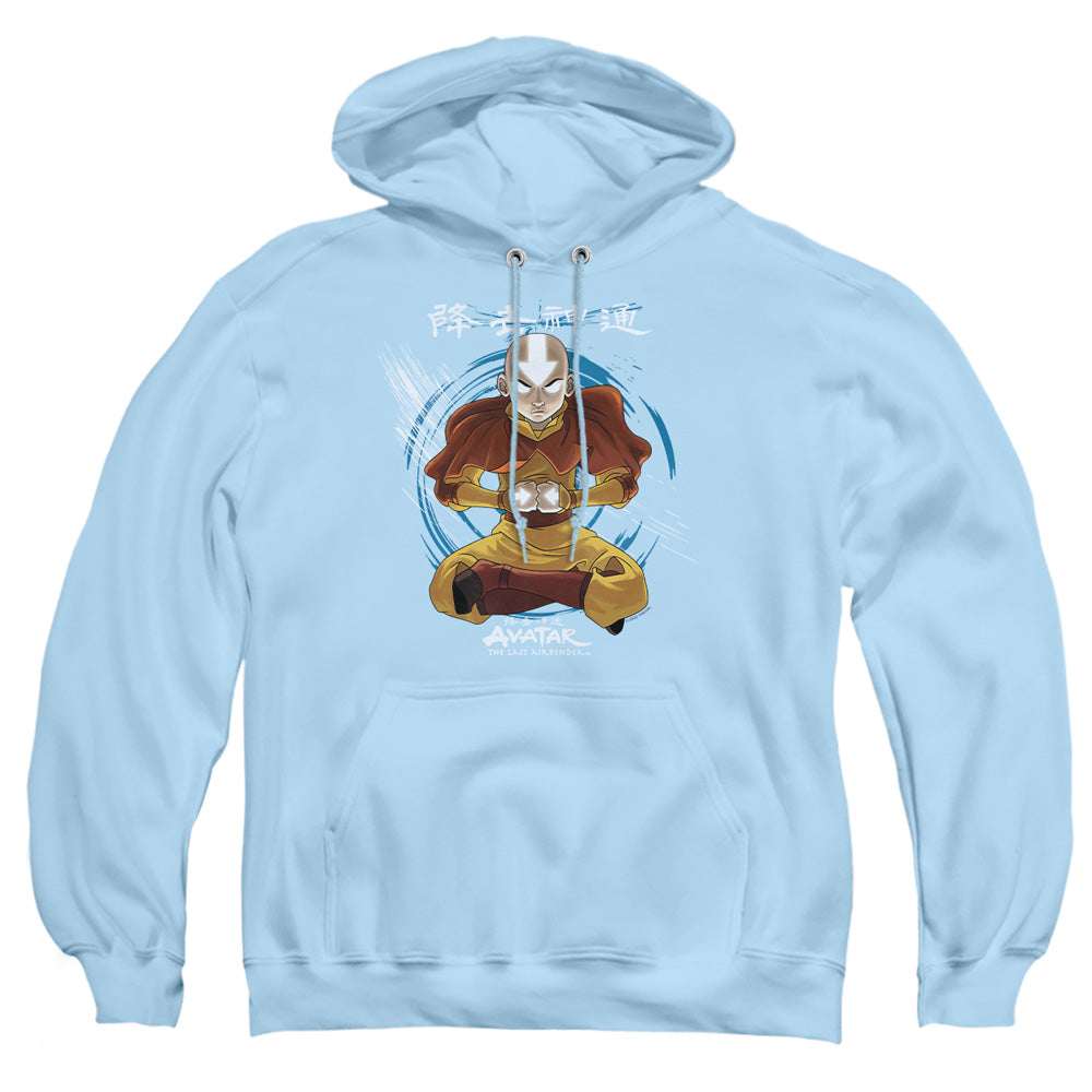 Avatar The Last Airbender Power Of Air Mens Hoodie Light Blue