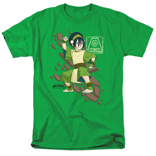 Avatar The Last Airbender Toph Rock Slide Mens T Shirt Kelly Green