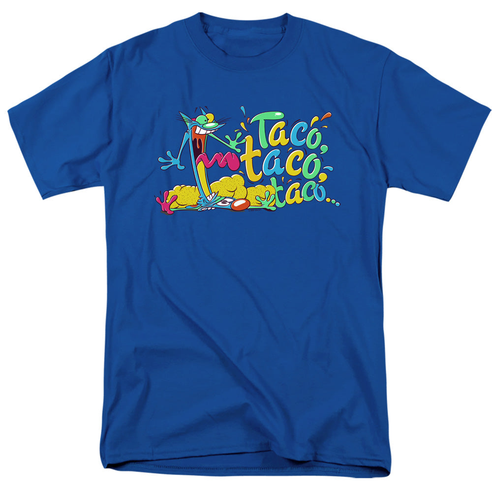 Catdog Taco Taco Taco Mens T Shirt Royal