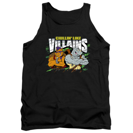 Tmnt Chillin Like Villains Mens Tank Top Shirt Black