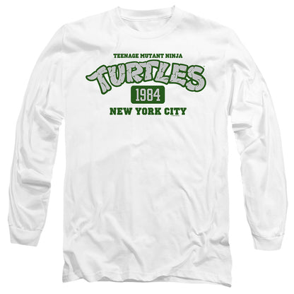Tmnt Est. 1984 Nyc Mens Long Sleeve Shirt White Officially Licensed
