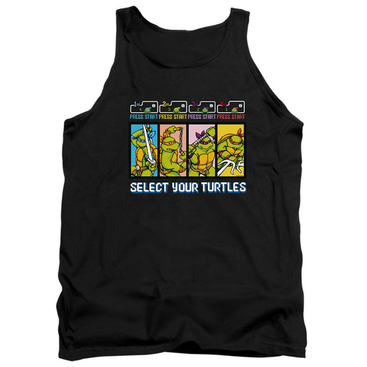 Tmnt Select Your Turtles Mens Tank Top Shirt Black