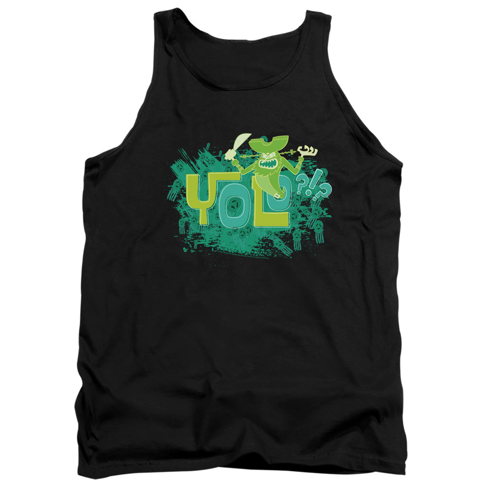 Spongebob Yolo?!? Mens Tank Top Shirt Black